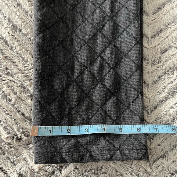 🖤🤍 CHANEL Quilted Stitched Grey Denim Jeans - Picture 17 of 17